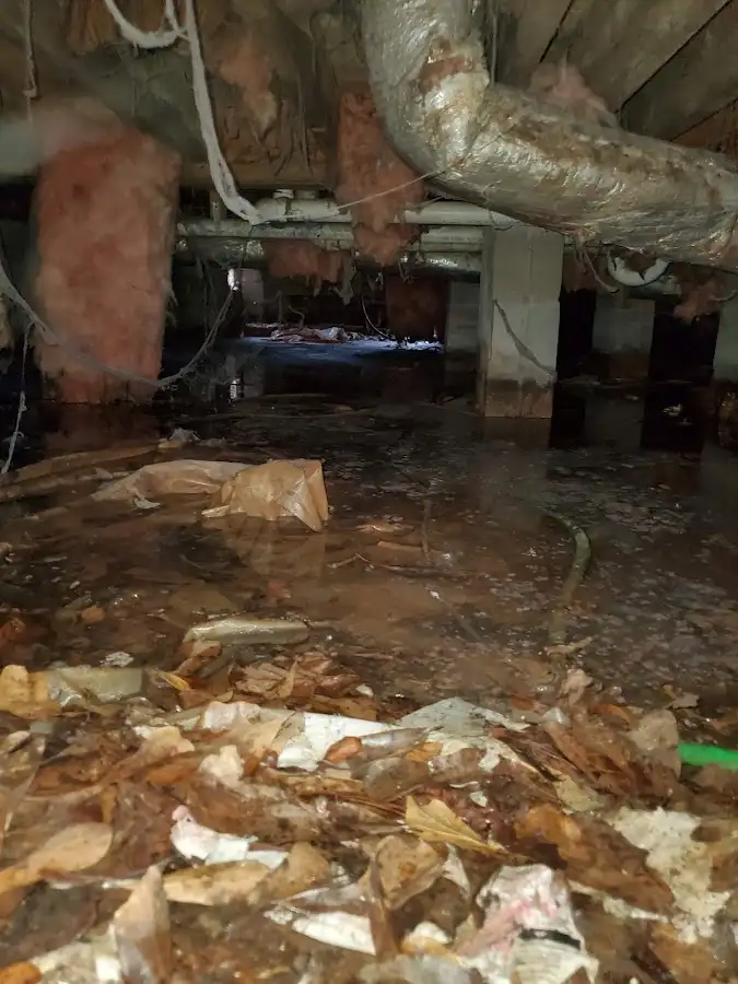 Crawl space flood assessment for Commercial Water Damage Restoration in Verde Village