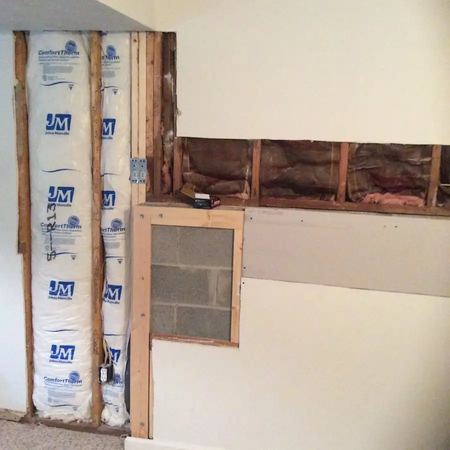 Wall insulation replacement during Contents Cleaning & Restoration in Verde Village